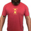 THIGHBRUSH® TACTICAL - ARMED FORCES COLLECTION - "SEMPER THIGH" Men's T-Shirt - Scarlet and Gold