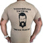 THIGHBRUSH® TACTICAL - ARMED FORCES COLLECTION - "Squeal Team Six" - Men's T-Shirt - Khaki
