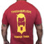 THIGHBRUSH® TACTICAL - ARMED FORCES COLLECTION - "SEMPER THIGH" Men's T-Shirt - Scarlet and Gold