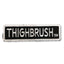 THIGHBRUSH® - “THIGHBRUSH” Rectangular Patch - Black and White Sew-on