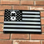THIGHBRUSH® PATRIOTIC FLAG - Metal Garage Sign