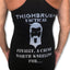 THIGHBRUSH® TACTICAL - "Finally, A Cause Worth Kneeling For..." Women's Tank Top - Black and Silver