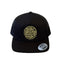THIGHBRUSH® BEARD RIDING COMPANY - Trucker Snapback Hat - Black with Gold